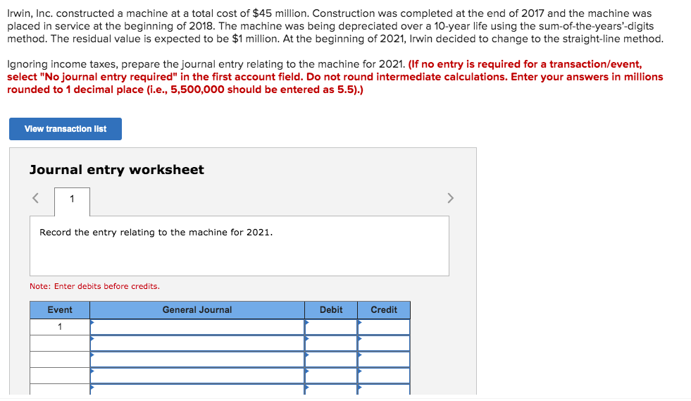 valuing inventory from the FIFO method to the average cost method. At