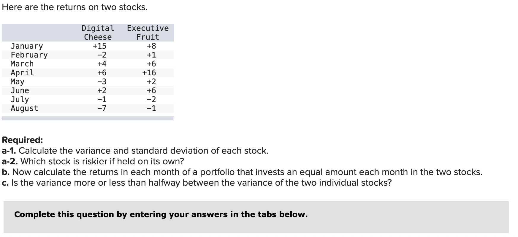 Please clearly indicate which answer is for which blank. For b, all
