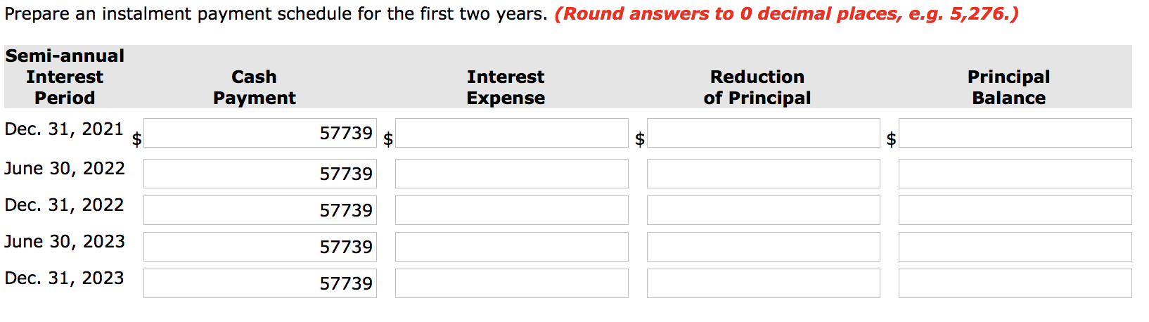 Cullumber Electronics issues a $690,000, 10-year, 11% mortgage note payable on December