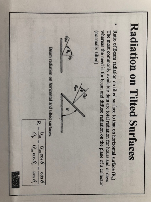 the Isotropic model. Test your code for typical days for the months