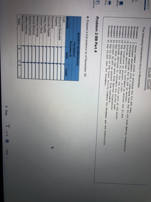 of external transactions (L02-4,2-5,2-6) The following information applies to the questions displayed