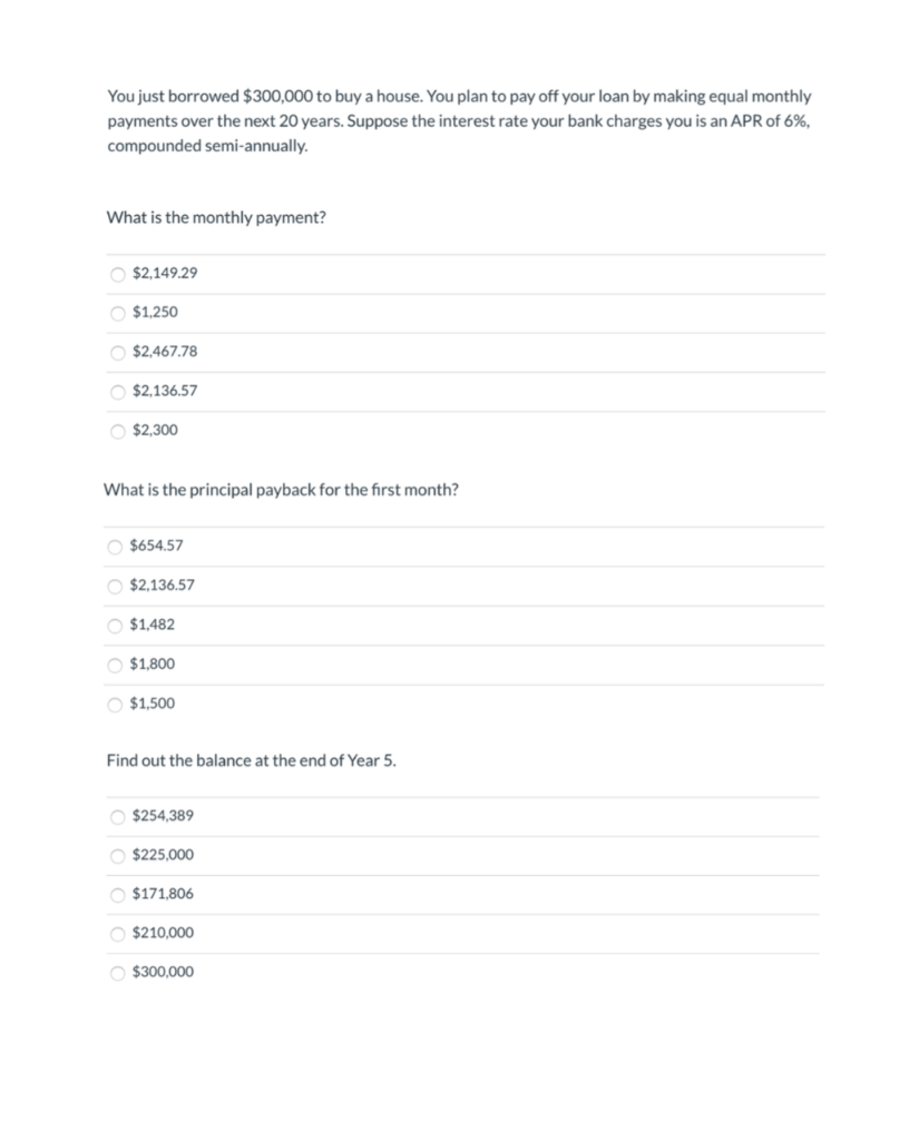 yes for #2 it should probably be interest payment not principal