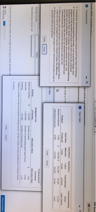  1. Compute the assigned to the at $4 Enter a O