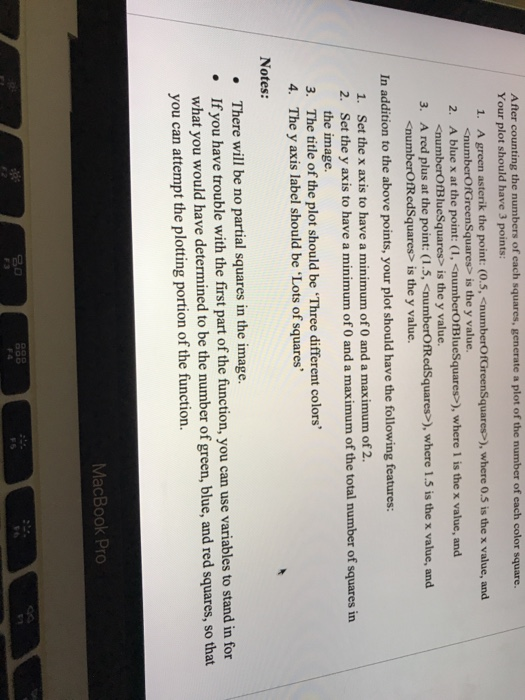 pixels per square (2): The filename of a .png image Plot Output: