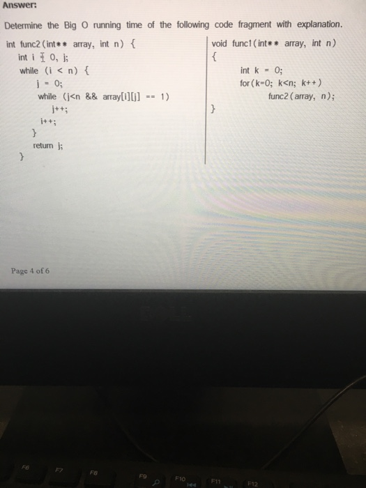  C language please provide a brief explanation Answer: Determine the Big