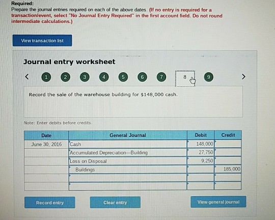 for buildings, and straight-line amortization for franchise rights Paid $185,000 cash to