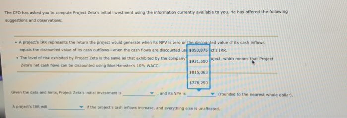 decisions Consider the case of Blue Hamster Manufacturing Inc Last Tuesday, Blue