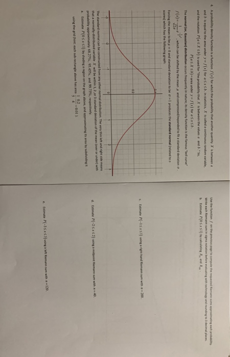  Use the function on the previous page to compute the manum