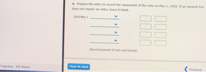 and Accrued Interest Fairborne Company borrowed $600,000 on an 8%, interest-bearing note
