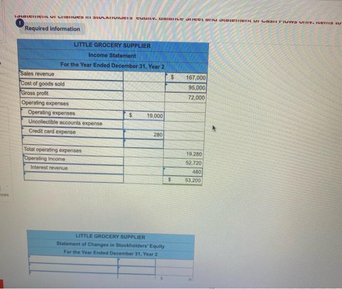 applies to the questions displayed below) The following post-closing trial balance was