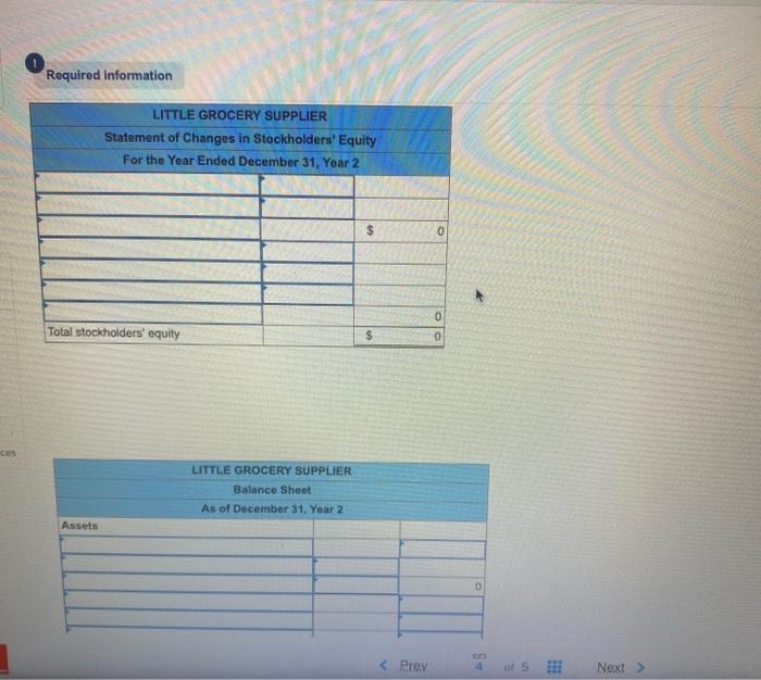 drawn from the accounts of Little Grocery Supplier (LGS) as of December