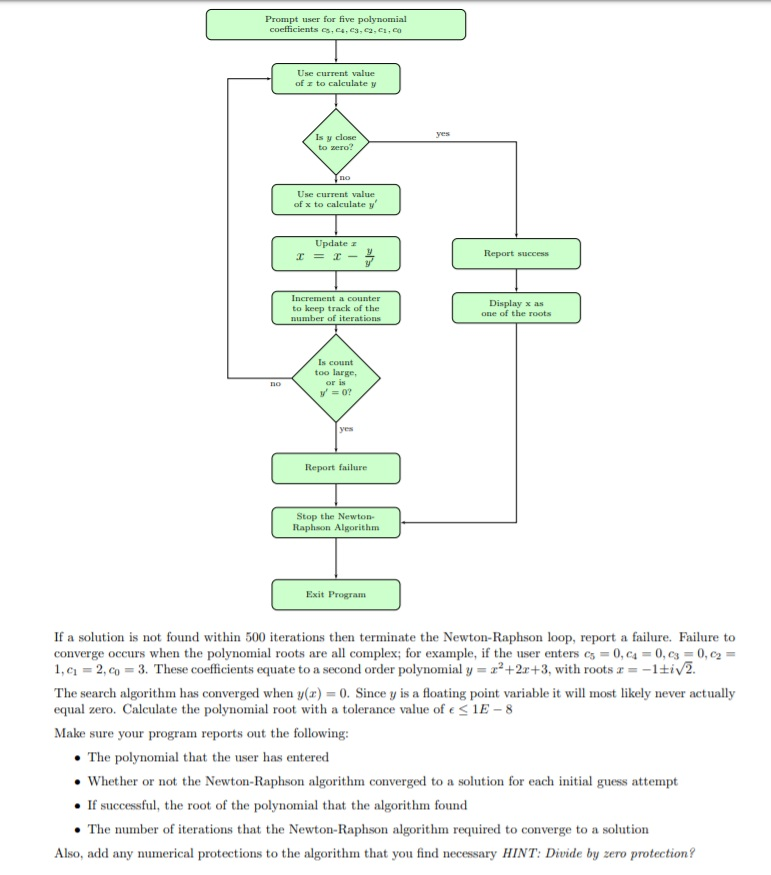 thank you 2 Polynomial Root Calculation: Problem Description (30 points) Engineers often
