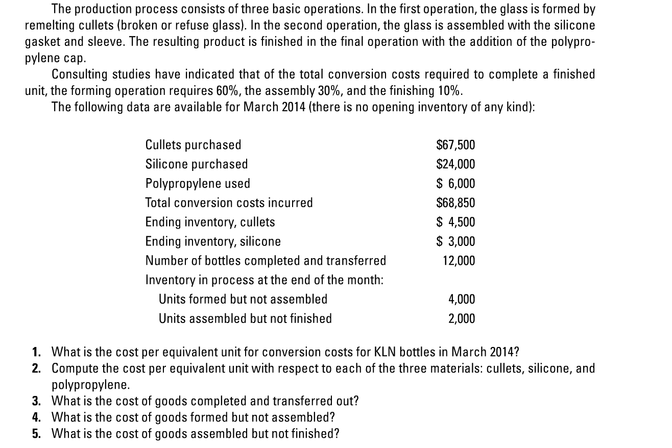 from Chapter 17 in Horngren's Cost Accounting 15th edition?