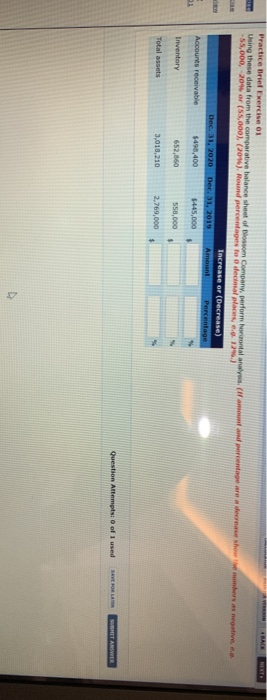  MENTE Practice Brief Exercise 01 Using these data from the comparative
