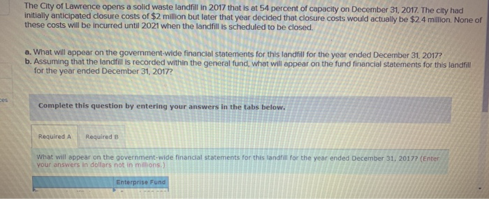  Need help , please explain The City of Lawrence opens a