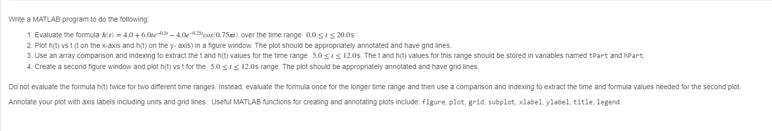 %Generate t vector between 0 and 20 using increase of 0.01 t