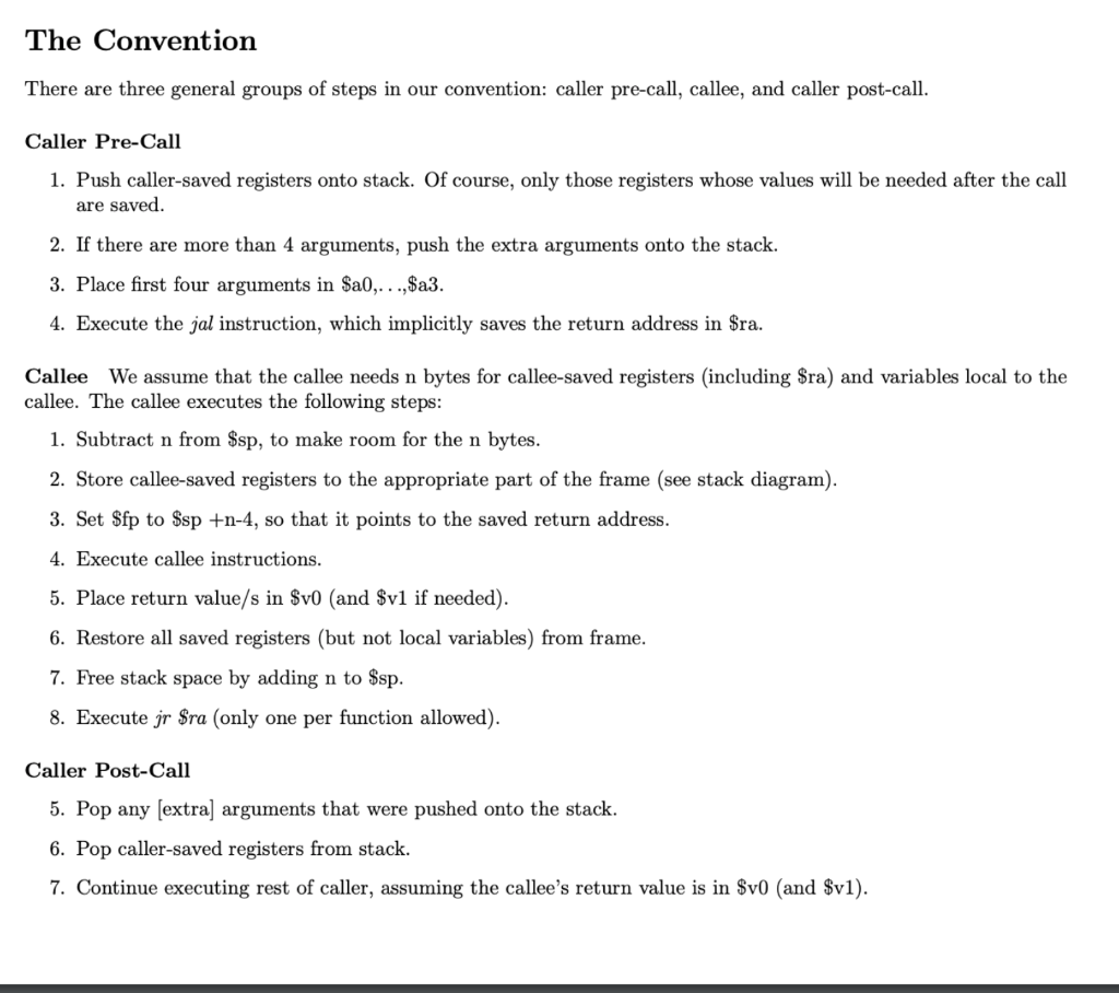 C/C++ to Mips main() { x = 2*foo(4*y+4); x = x+(4*y+4); }