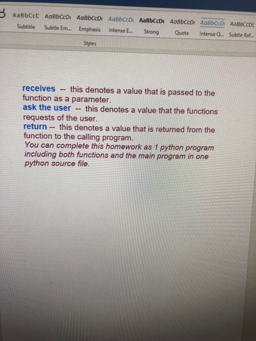 Heading 2 Paragraph Function Example: Write a Python function that receives two