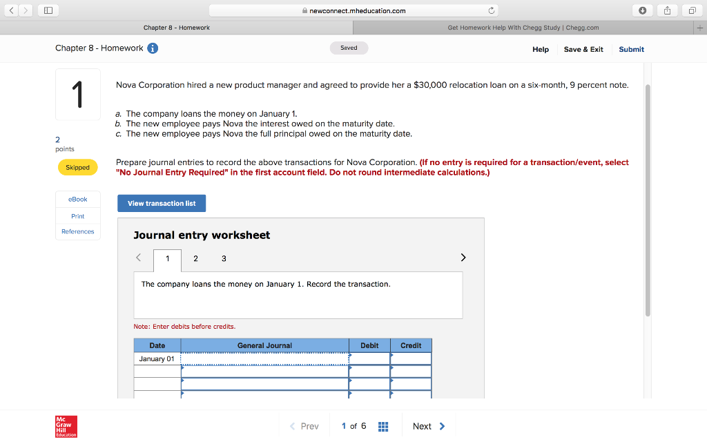  KE Chapter 8 - Homework Get Homework Help with Chegg Study
