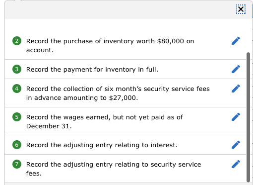 Question 4: Lakeview Company completed the following two transactions. The annual accounting