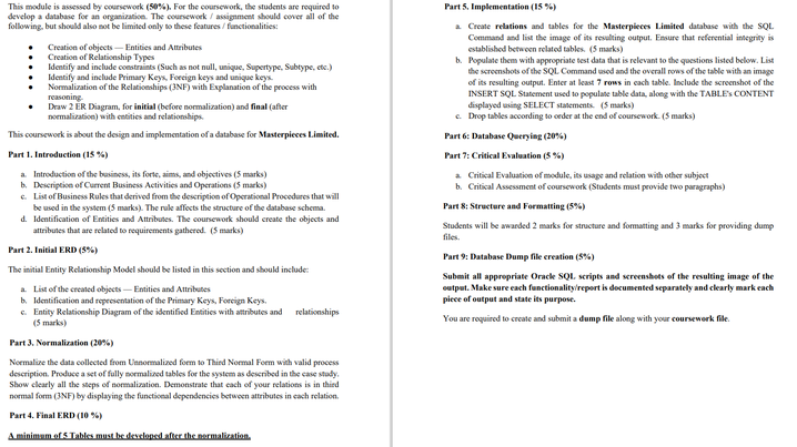  This is my college Database coursework. I have a problem regarding