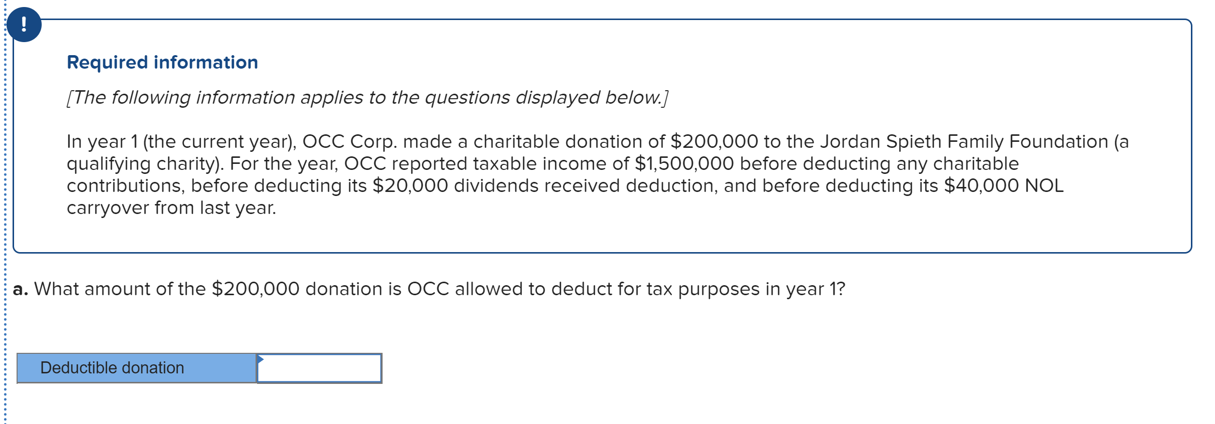  . . . . . Required information [The following information applies