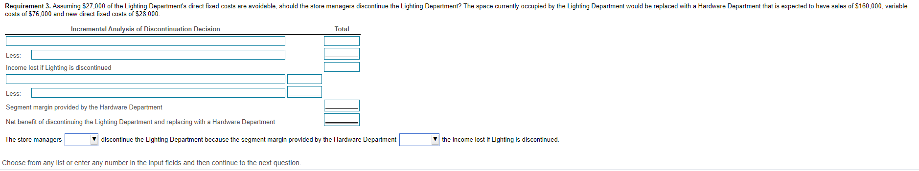 Standard and Deluxe sunglasses: Click the icon to view the cost data.)