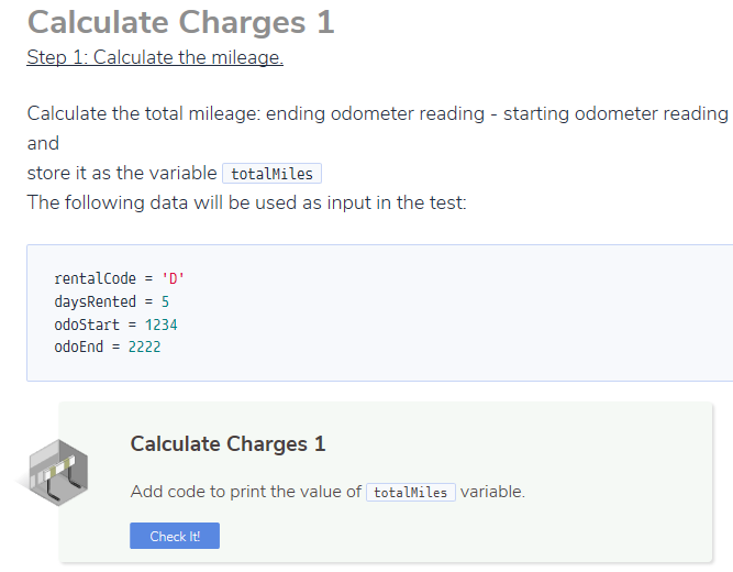 estimator. The project is broken into three sections: 1. Collect customer input