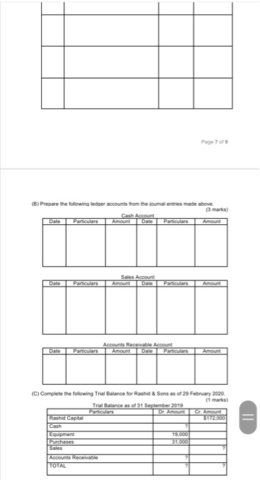 Rashid & Sons, for the month of February 2020 February 20201. Mr.