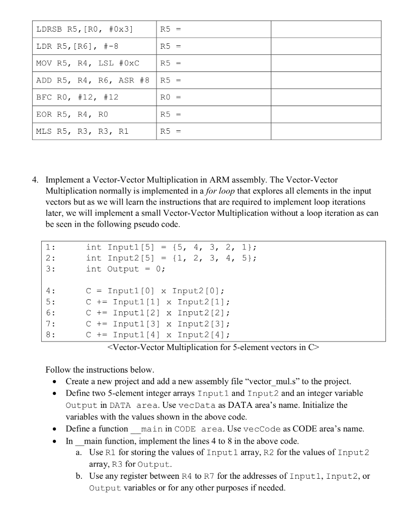 memory block should be filled, refer to pages 3 to 6 of