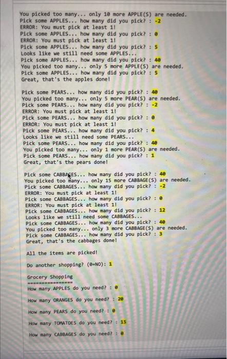 1. Review the "Part-2 Output Example" (next section) to see how the