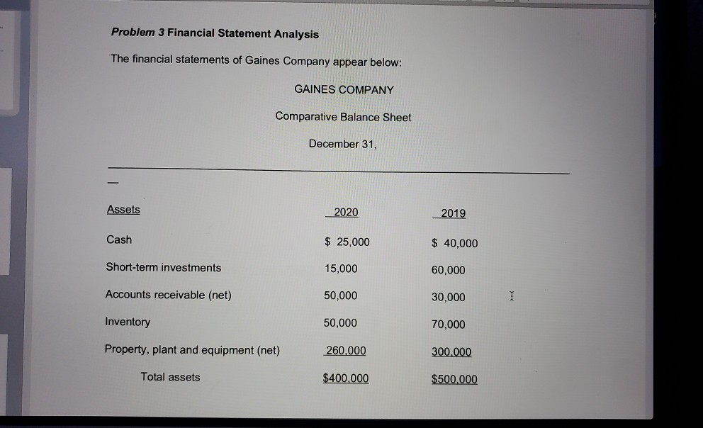 listed below by major categories on the statement. Use the following code