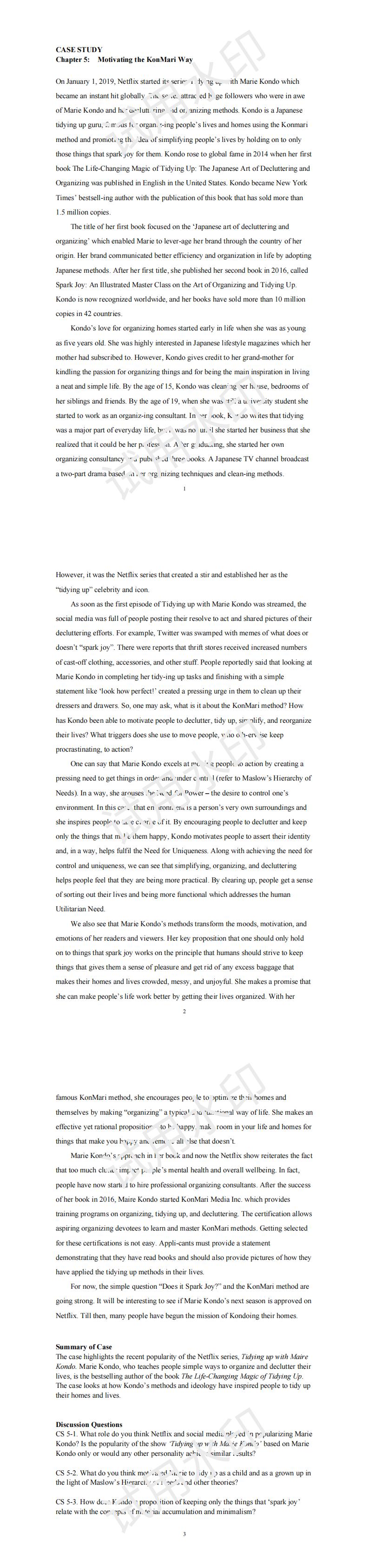  CS 5-1. What role do you think Netflix and social media