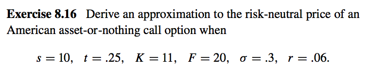  when n = 5 Derive an approximation to the risk-neutral price