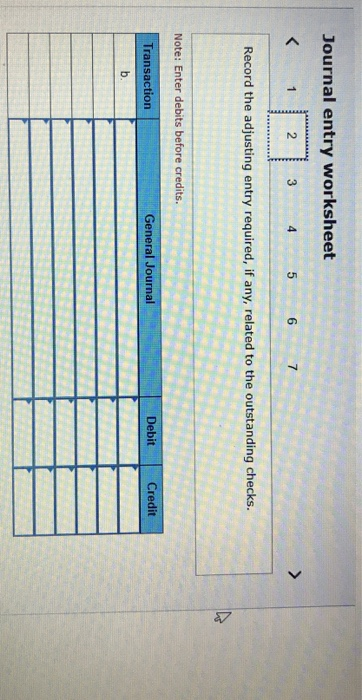with its bank statement cash balance as of July 31. a. On