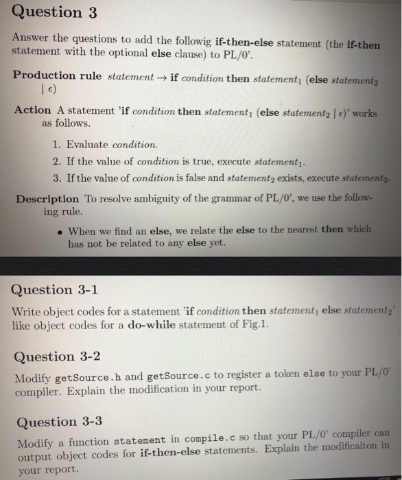 Homework from programming language processor class... I really need help with the