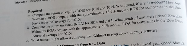 table contains financial statement information for Walmart Stores Inc. V $ millions