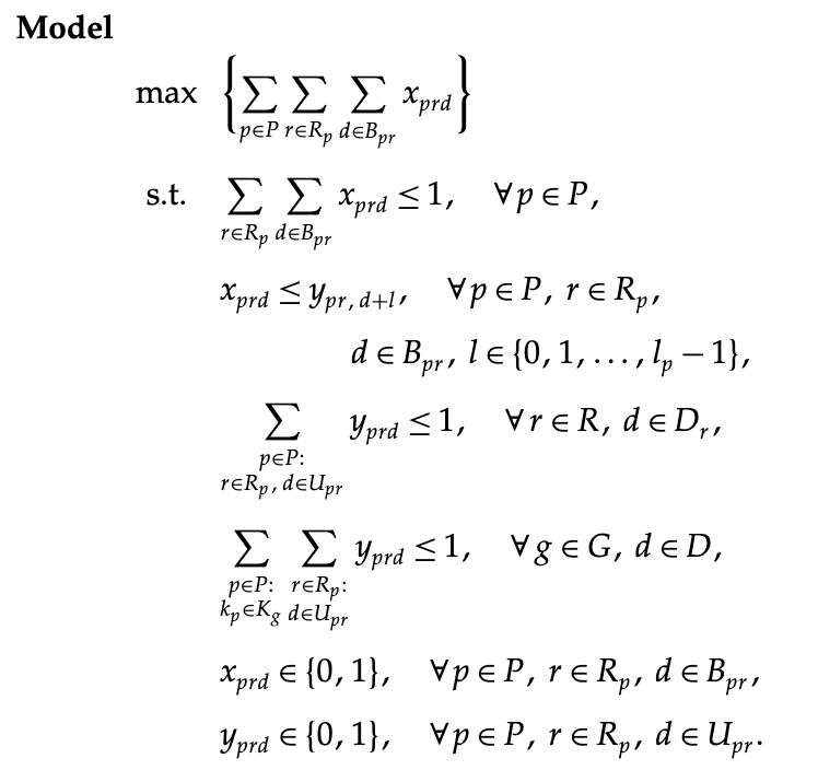  Write a GAMS program for this model. Please look at the