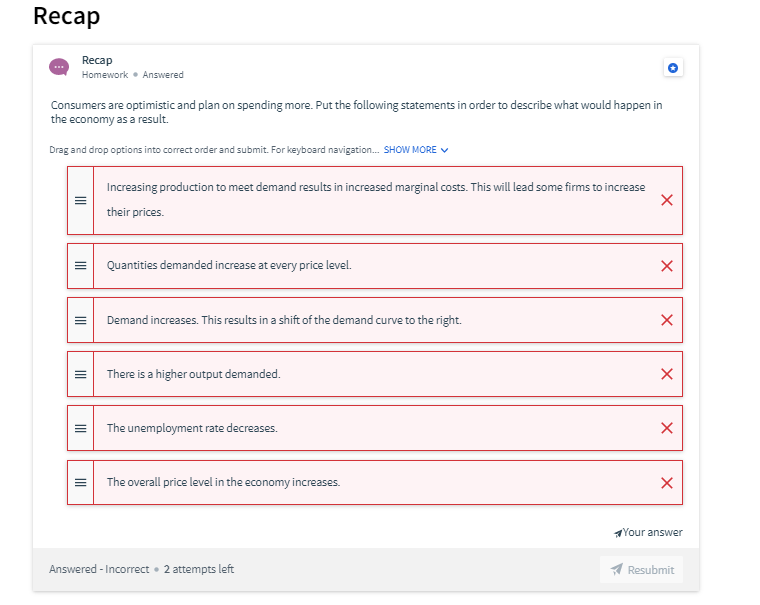 The last matching does not have to do with any of the
