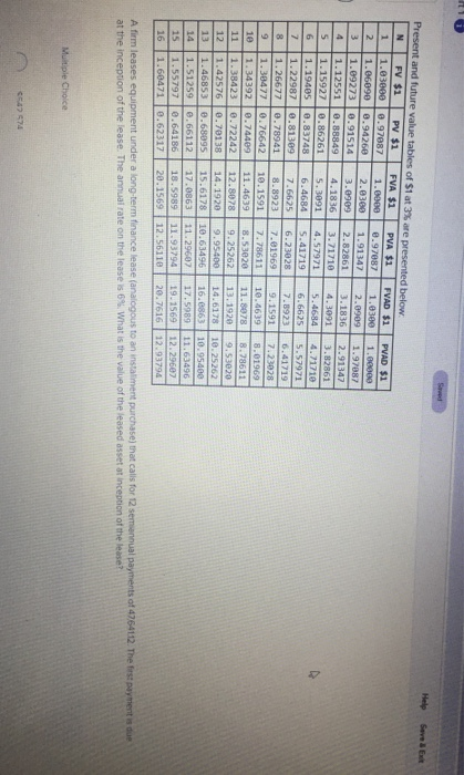  1 Help Save & Ext Present and future value tables of