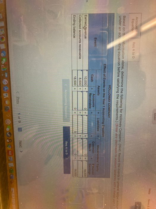 Company earn receivable during Year 1. $10,000 of service revenue on account