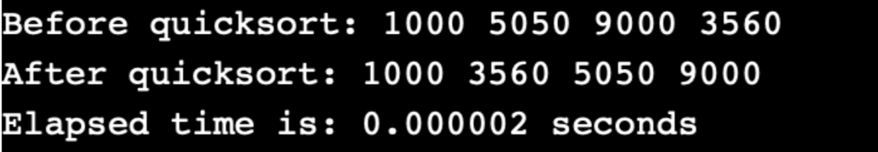 I need help with my Quicksort program. I need to write a