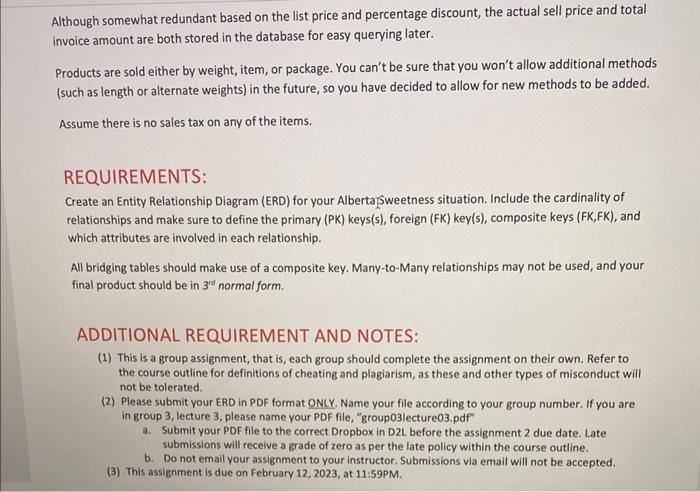 a thumbs up. SITUATION: You own a confectionary store called Alberta Sweetness.