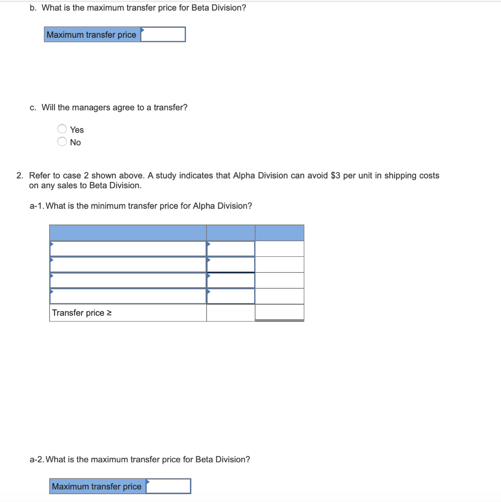 of both divisions are evaluated based on their own division's return on