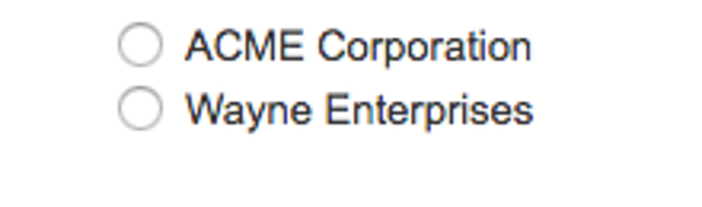 ratio for ACME Corporation and Wayne Enterprises. (Enter your answers in millions