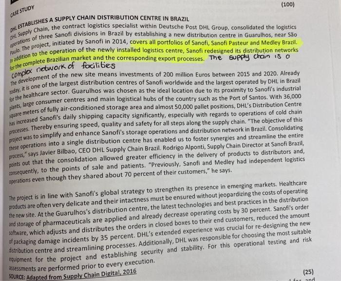 chains, the individual firms determine their own actions without considering the actions