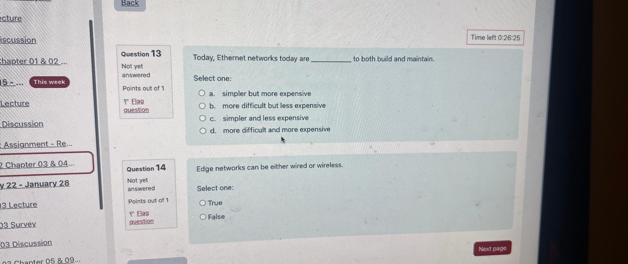  Back acture iscussion hapter 01 & 02dots 15-dots This wreek Lecture