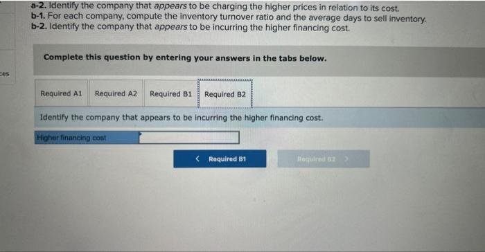 Beach Sweets uses LIFO. Required a-1. Compute the gross margin percentage for