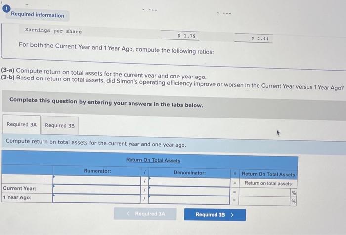 Simon Company's year-end balance sheets follow. The company's income statements for the