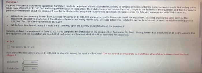manufactures equipment. Sarasota's products range from simple automated machinery to complex systems